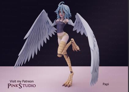 Monster Musume - Papi the harpy