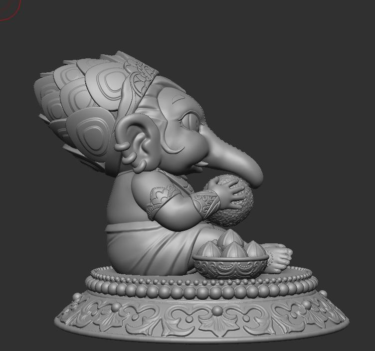 CHIBI GANESHA HD MODEL