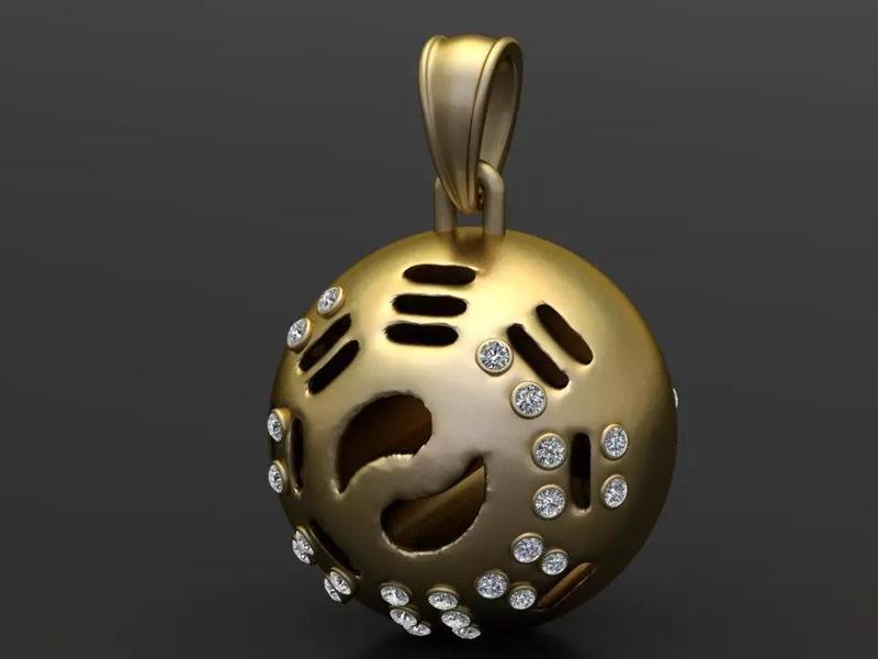 yin yang pendant