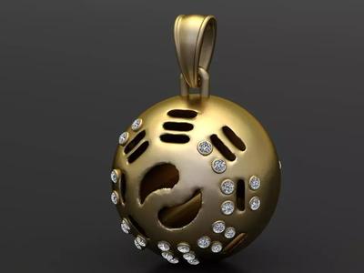 yin yang pendant