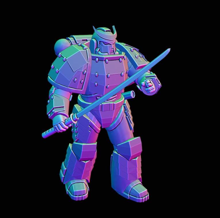 Samurai in power armour