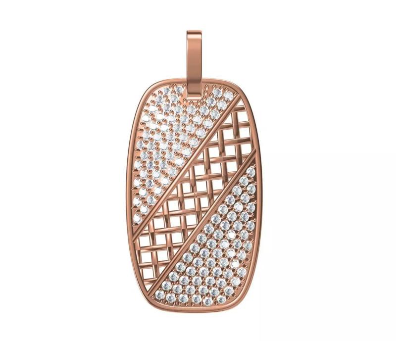 Women Unique Pendant STL JCD Details