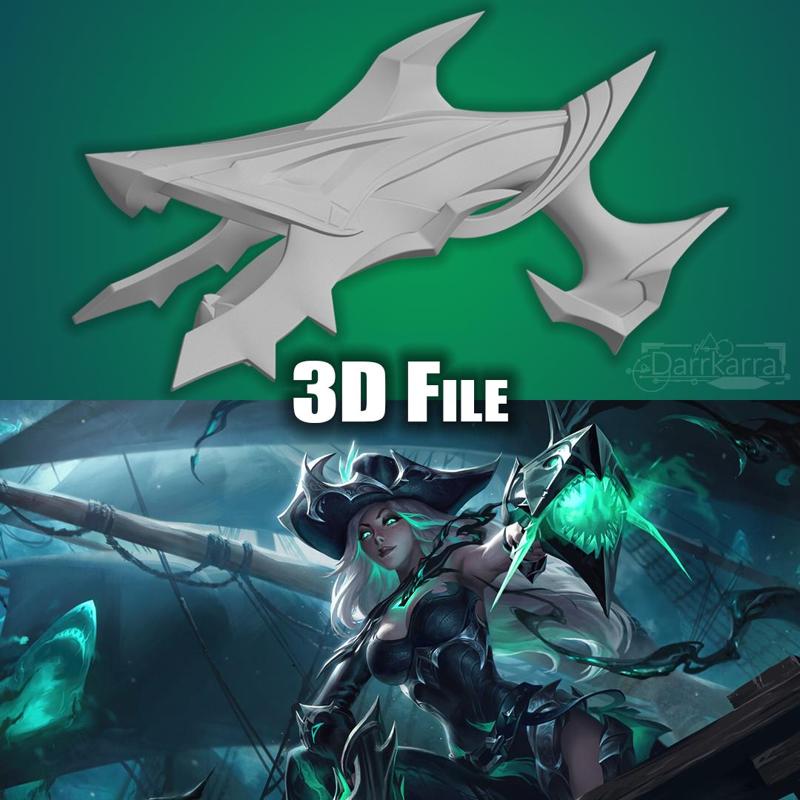 Ruined Miss Fortune League of Legends STL file