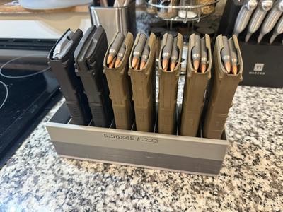 223 5.56 Magazine Vertical Storage box 8 slot