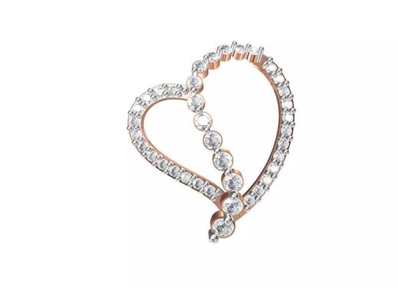 Women Unique Pendant STL OBJ FBX JCD Details