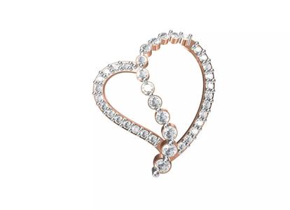 Women Unique Pendant STL OBJ FBX JCD Details