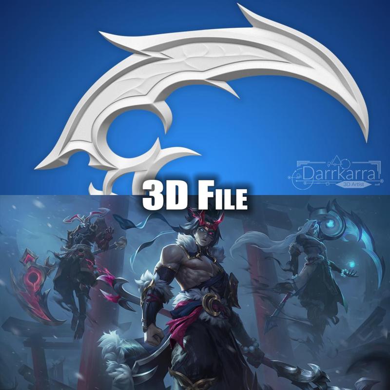 Kayn Snow Moon League of Legends STL files