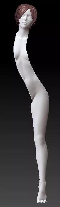 MODERN GIRL STATUE