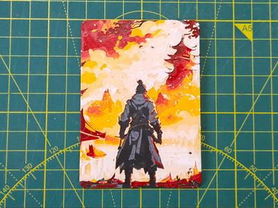 MTG Commander Deck Box inlay Sekiro HueForge