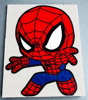 Spider Hero Puzzle - 100 pieces | For 3D printing