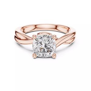 2CT Solitaire Cushion Cut Diamond Wedding Ring 3DM STL Video
