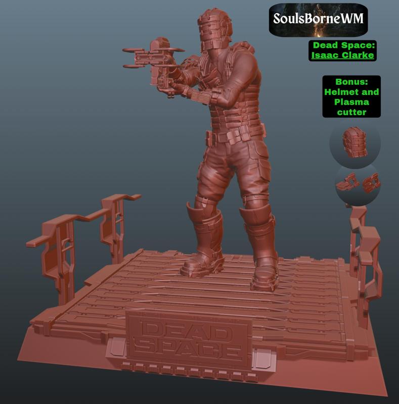 Dead Space remake: Isaac Clarke_Pose 3 Bônus: Helmet and Plasma Cutter