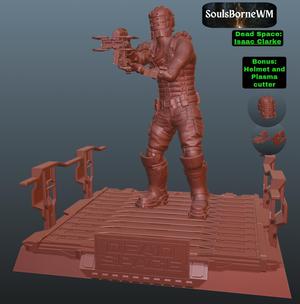 Dead Space remake: Isaac Clarke_Pose 3 Bônus: Helmet and Plasma Cutter