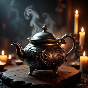 medieval knight armor style teapot