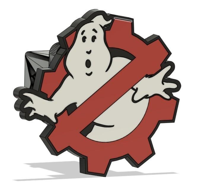Geared Ghostbusters Logo Hitch Cover