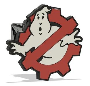 Geared Ghostbusters Logo Hitch Cover