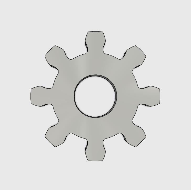 10CA 08T Spur 8-point spur 8-point spur gear 8-point spur, 8-point gear