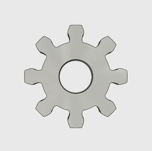 10CA 08T Spur 8-point spur 8-point spur gear 8-point spur, 8-point gear