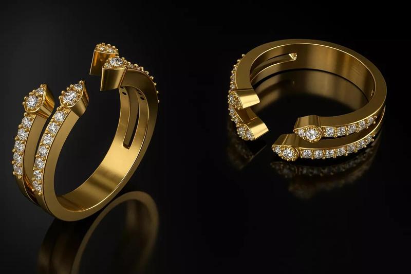 Jewelry Ring Gold TK-962