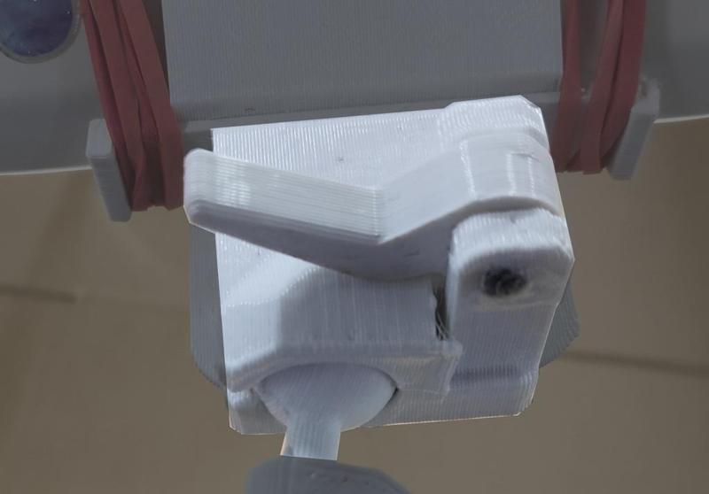 ball and socket mount with lever actuated locking mechanism