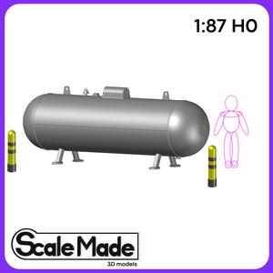 Propane tank - H0 scale 1:87