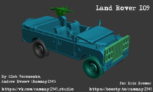 Land Rover 109 Dutch scout car 1:100