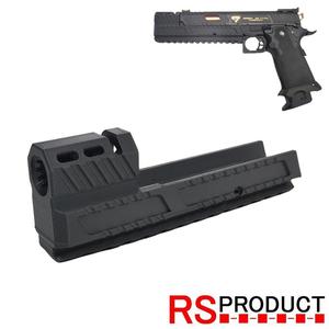 Compensator Hi-Capa 5.4in Combat Master Compatible with 20mm rail Gas gun Marui WE AW Custom parts Accessories Silencer Suppressor Muzzle brake 5.4 inch CS1