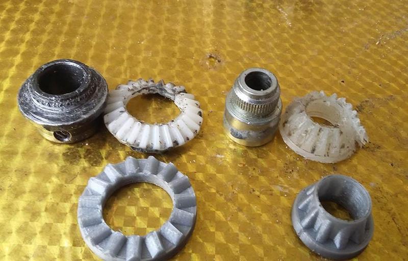 singer vertical shaft gear