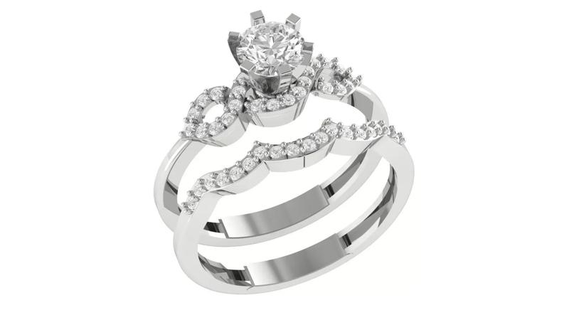 Bridal Set 3dm stl renders details