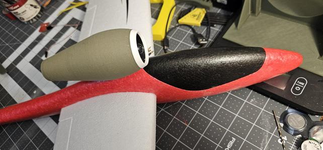 QX-MOTOR 30mm EDF Nacelle Mount with Intake Ring