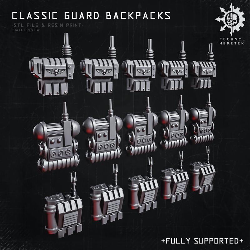 Classic Guard Backpacks Set