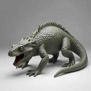 Scaled Spined Terror: 28-32mm Miniature