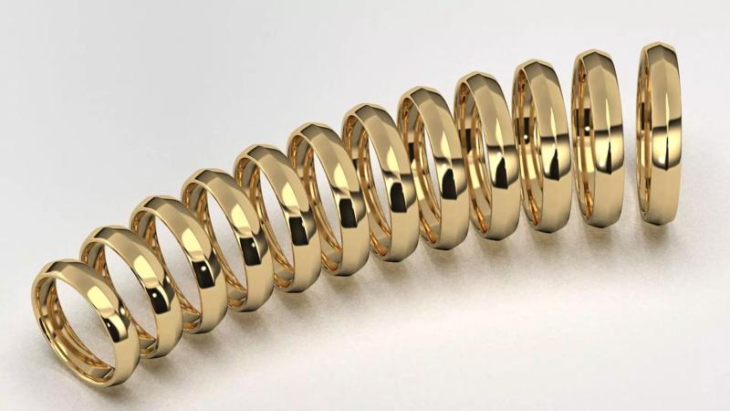 Band Ring for Men print model 3D R0139 W 4mm