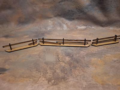 Wooden fences