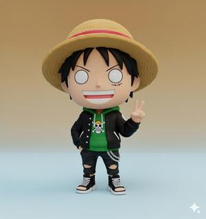 Monkey D. Luffy Modern and Urban Edition