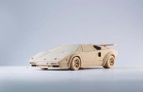 Lamborghini Countach 3D Model Scale