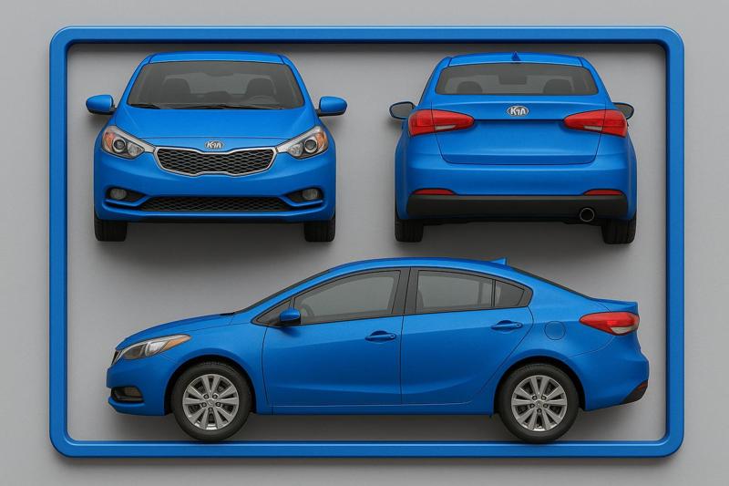 KIA Cerato (Forte) (K3) 2014,2015,2016 frame vector