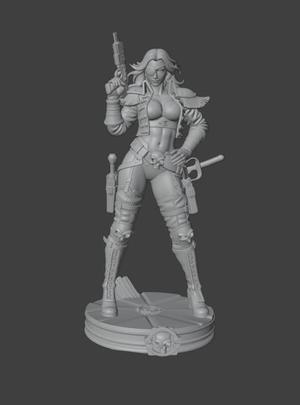 Action Figure Coffin Comics Captain SkarGrave (Enhanced Design)