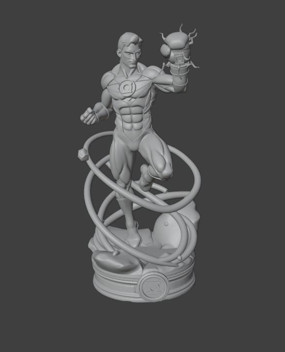 Action Figure Green Lantern Hal Jordan (Enhanced Design)