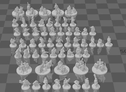 Epic Scale Retro Guardsmen