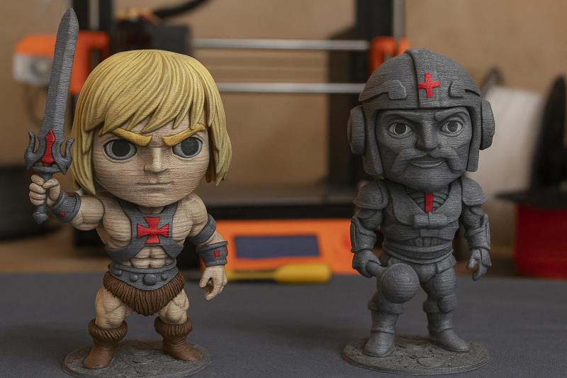 HE-MAN mini figuras ( Heman & Man-at-arms )