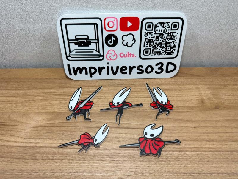 Hollow Knight Silksong HORNET Fridge Magnets 6x3 mm