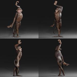 dancing monkey - 3d printable files
