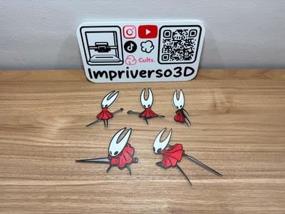 Hollow Knight Silksong HORNET Fridge Magnets 6x3 mm