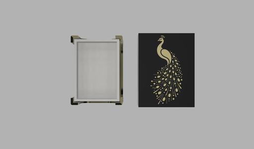 Deck Box Peacock - (Debossed)