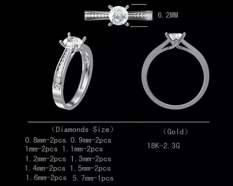 Attractive pave ring