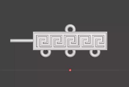 Meander Greek Key Earrings