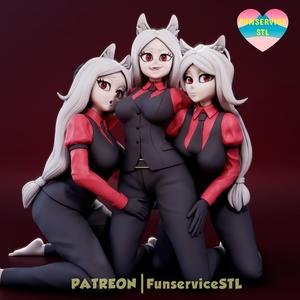 Cerberus from Helltaker
