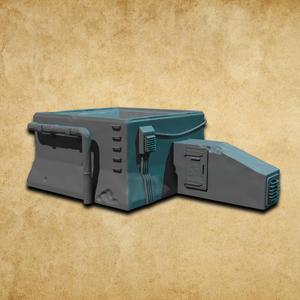 WWII Bunker (Damaged) - Printable Diorama Element