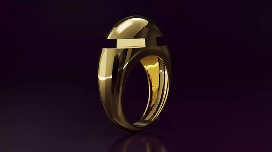 cabochon ring N04